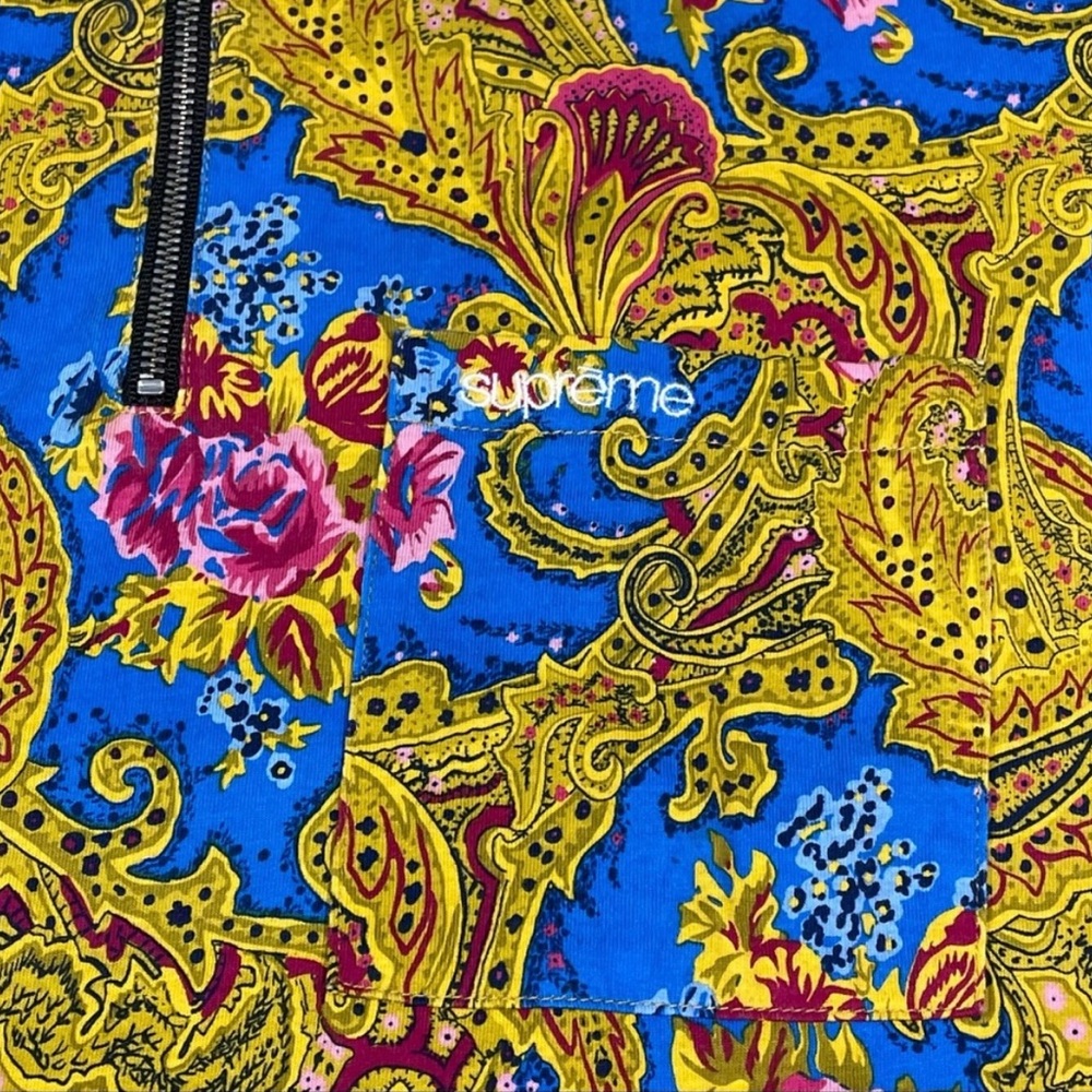 Supreme Paisley Floral Long Sleeve Shirt XL - Picture 5 of 7